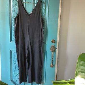Universal Thread Cropped Linen Blend jumpsuit NWOT